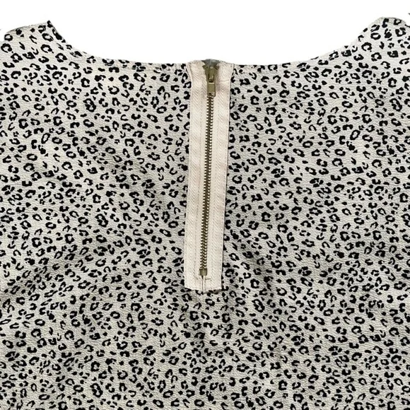 Pink Rose Blush Cheetah Short Sleeve Blouse - Picture 5 of 6